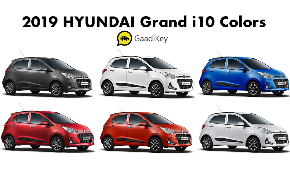 2019 Hyundai Grand i10 Colors - New 2019 Hyundai Grand i10 All Colors