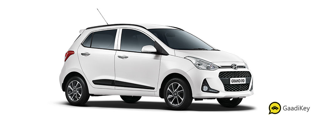 2019 Hyundai Grand i10 White Color - Polar White Color