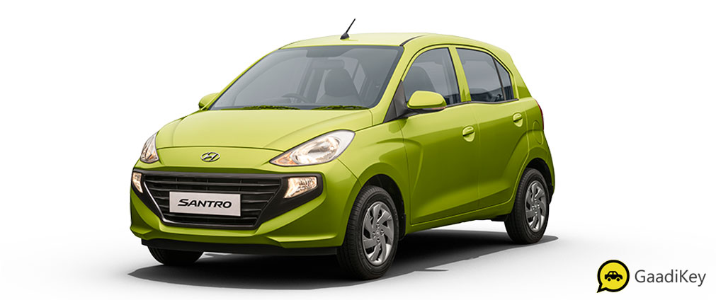 2019 Hyundai Santro Diana Green Color - 2019 model Hyundai Santro Green Color
