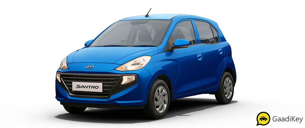 2019 Hyundai Santro Marina Blue Color- 2019 Hyundai Santro Blue Color