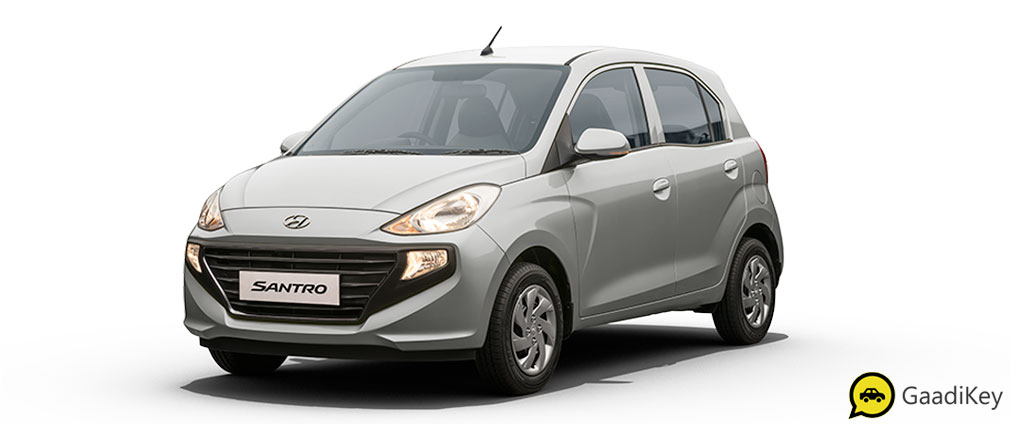 2019 Hyundai Santro Typhoon Silver Color - 2019 Hyundai Santro Silver Color 