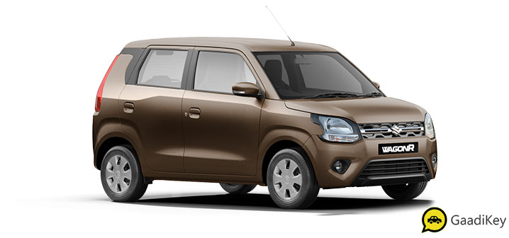 2019 Maruti Wagon R Nutmeg Brown Color - 2019 Maruti Wagon R Brown Color