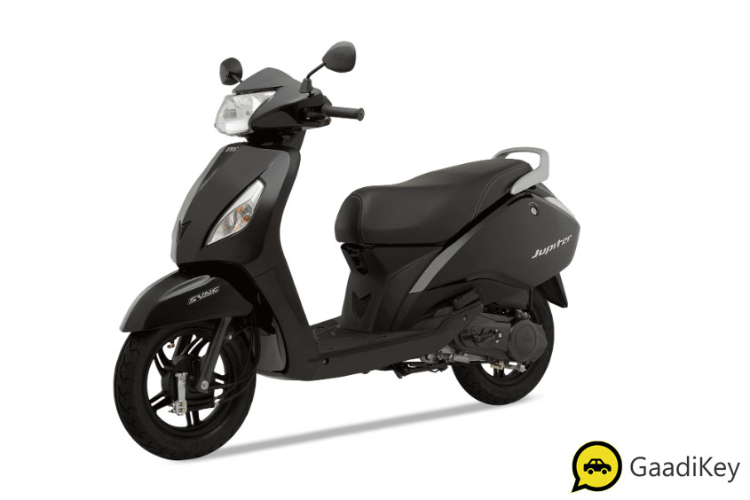 2019 TVS Jupiter Midnight Black Color - 2019 TVS Jupiter Black Color - 2019 Model Jupiter Black Color
