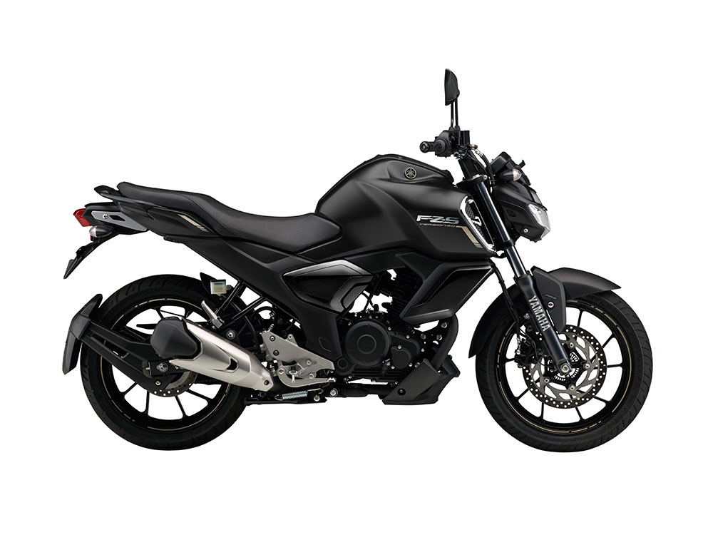Yamaha FZS FI V3.0 Black Color - Yamaha FZS FI Matt Black Color