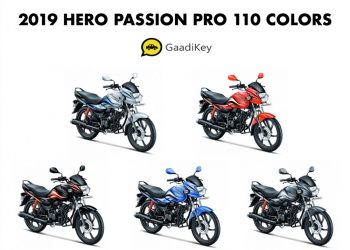 2019 Hero Passion Pro 110 Colors All Colors