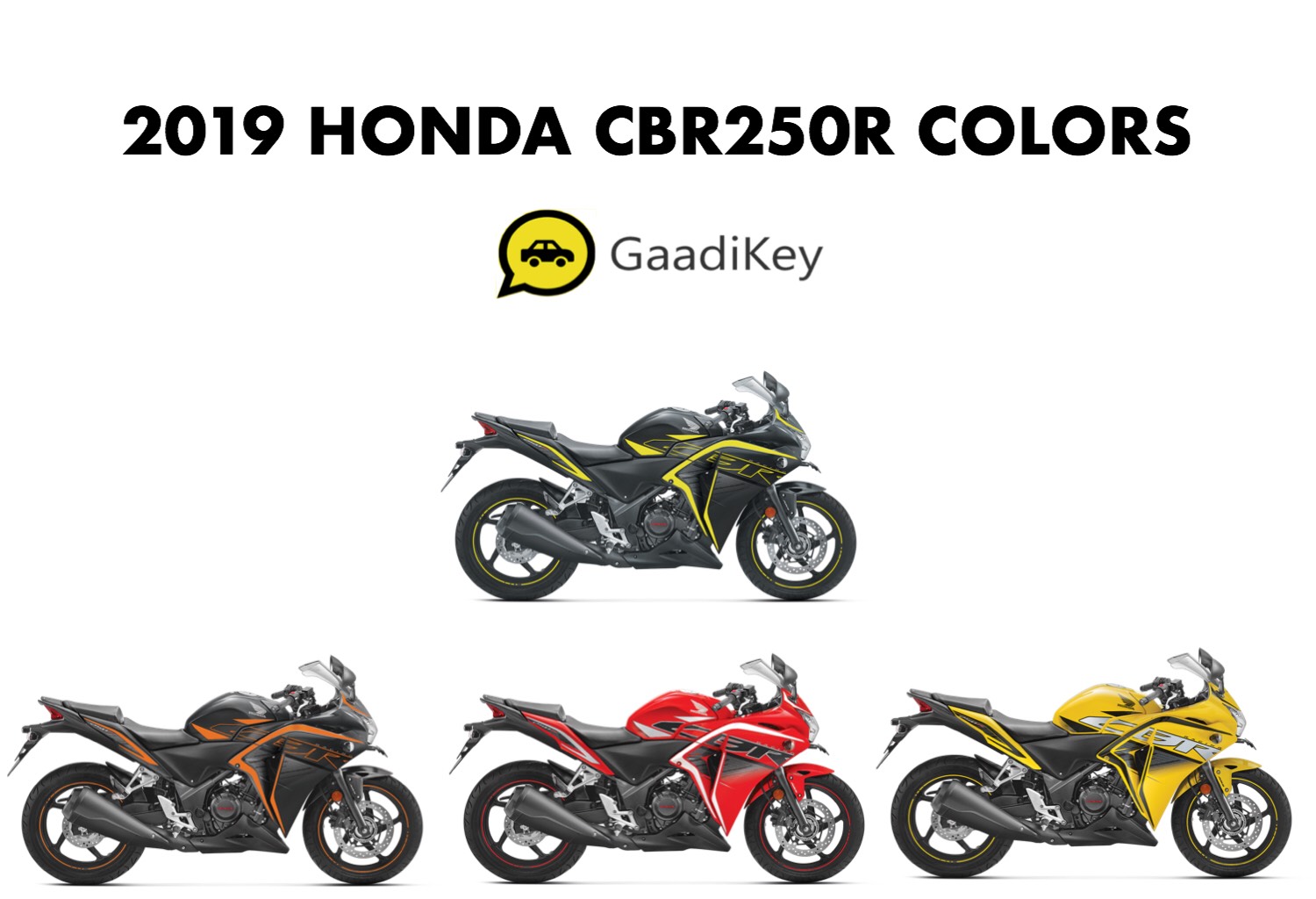2019 Honda CBR 250R All Colors - 2019 CBR250R Colors