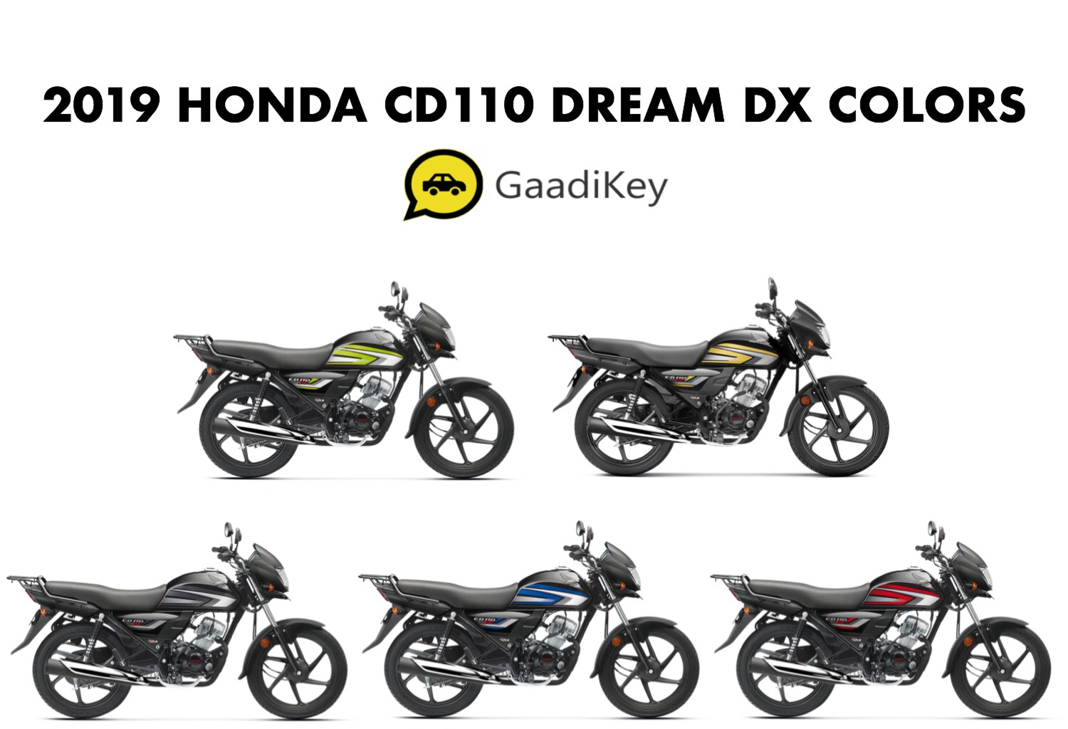 2019 Honda CD110 Dream Colors - All New 2019 Honda Dream All Colors - New Dream 2019 Colors
