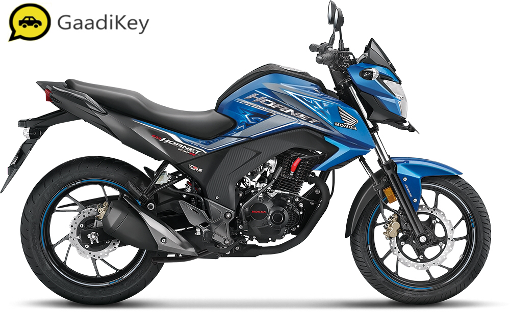  2019 Honda Hornet 160R in Athletic Blue Metallic color
