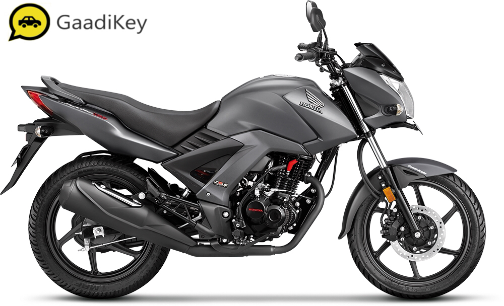 2019 Honda Unicorn 160 in Matte Axis Grey color