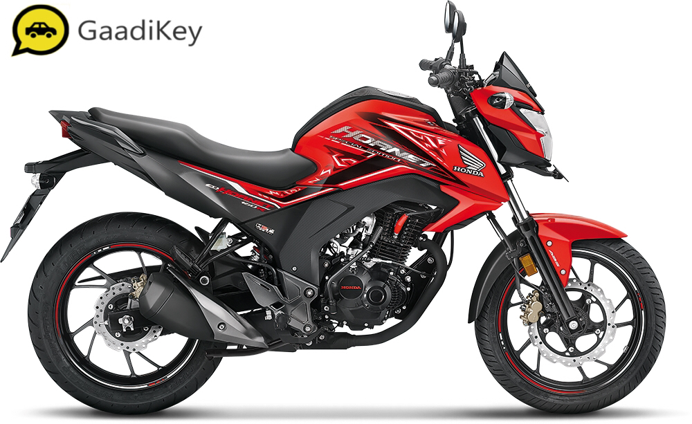 2019 Honda Hornet 160R in Sports Red color