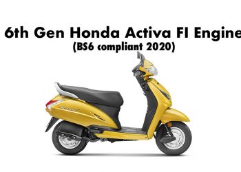 2020 model Honda Activa 6G with fuel injection engine BS6