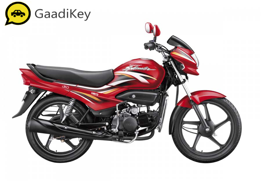 2019 Hero Super Splendor in Candy Blazing Red colour