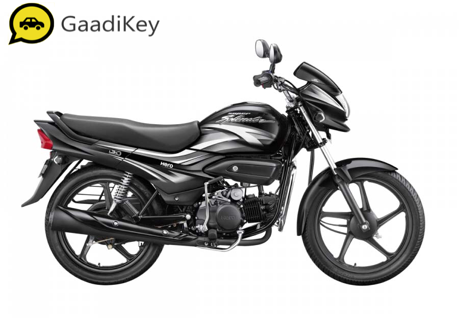 2019 Hero Super Splendor in Graphite Black colour