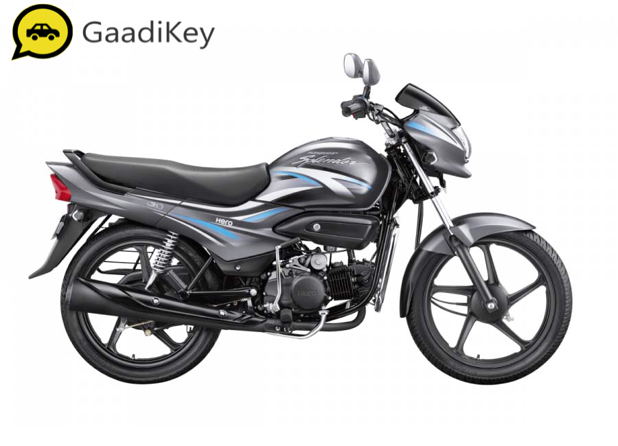 2019 Hero Super Splendor in Heavy Grey colour