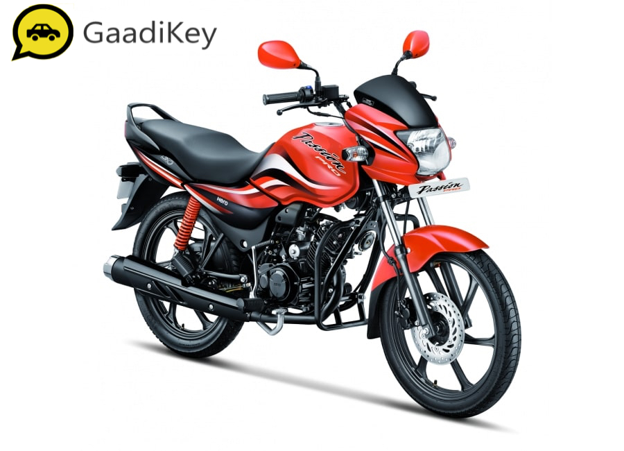 2019 Hero Passion Pro 110 in Sports Red Color