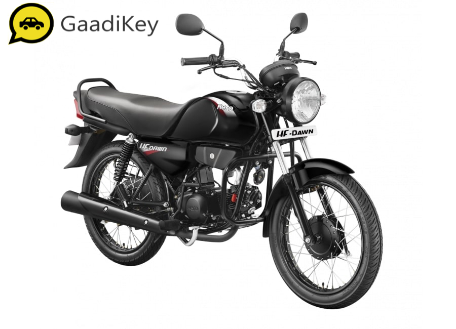 2019 Hero HF Dawn in Black color.