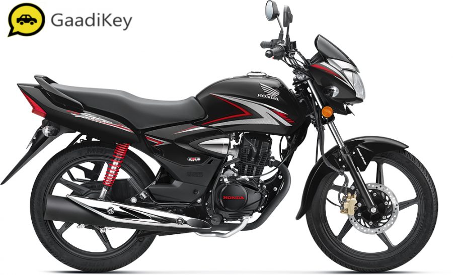2019 Honda Shine in Black color.