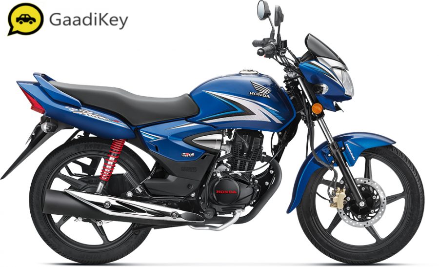 2019 Honda Shine in Athletic Blue Metallic color