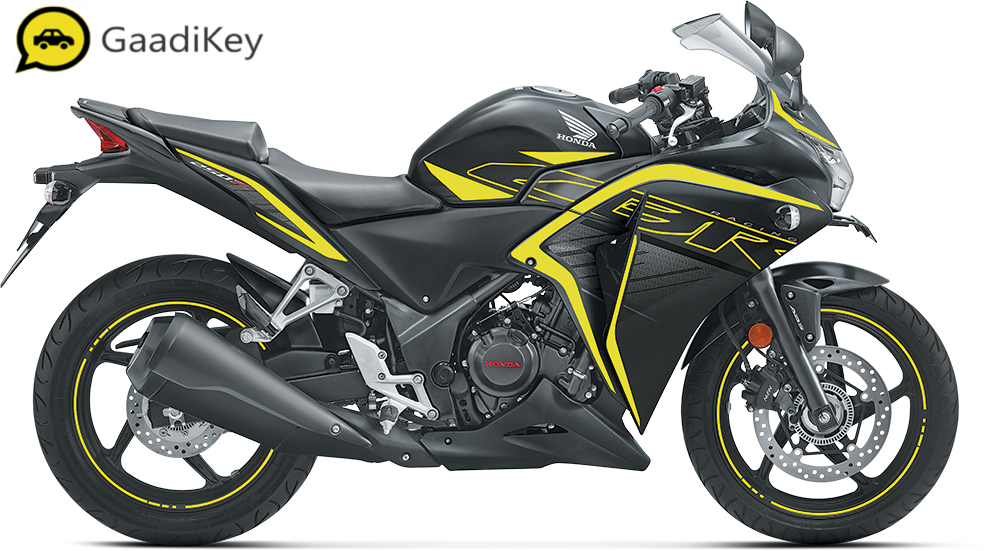 2019 Honda CBR250R in Matte Axis Gray Metallic With Striking Green color.