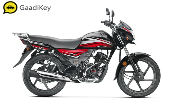 2019 Honda Dream Neo in Black with Red Stripes color
