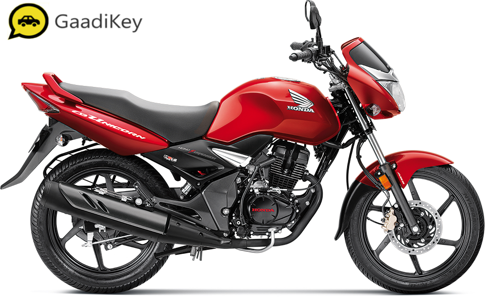 2019 Honda Unicorn 150 ABS in Red color.