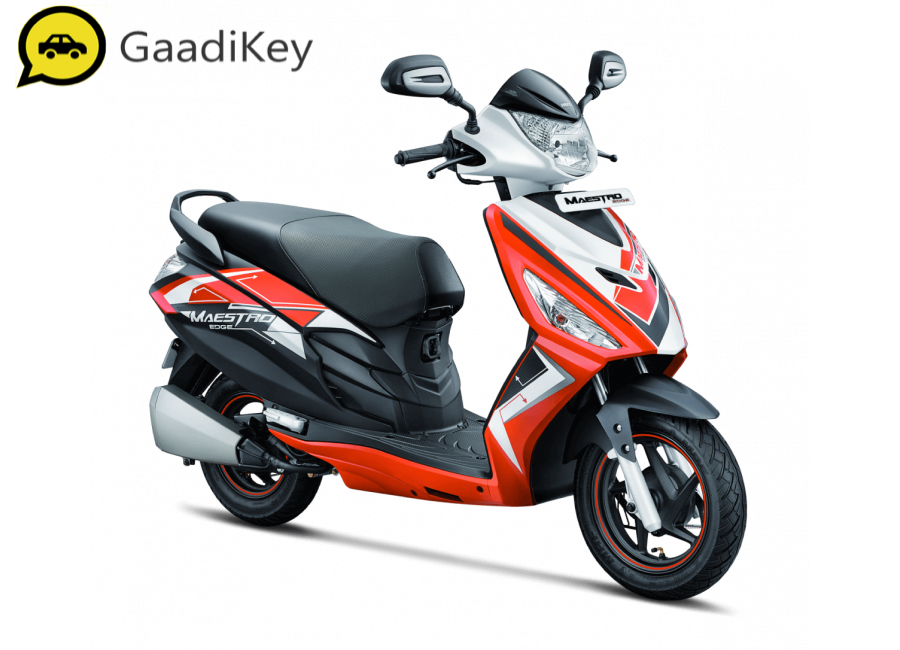 2020 Hero Maestro Edge in Sporty Matte Grey and Red colour