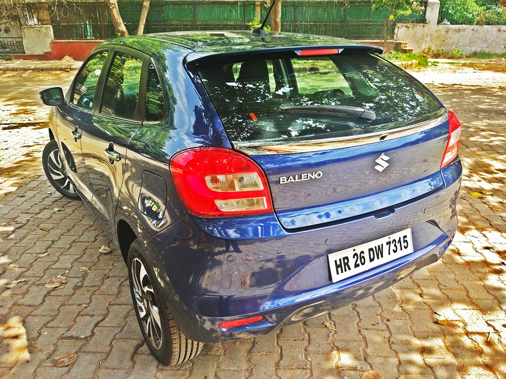 2019 Maruti Baleno Rear End, New Baleno 2019 Model Hatchback logo