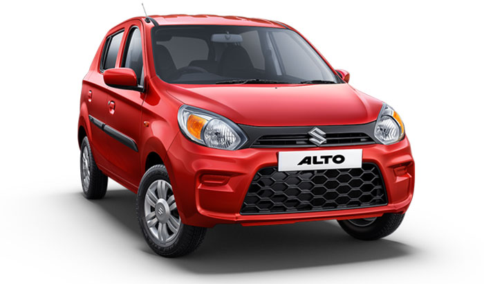 2019 Maruti Alto Red Color - All New 2019 Model Maruti Alto Blazing Red Color Option