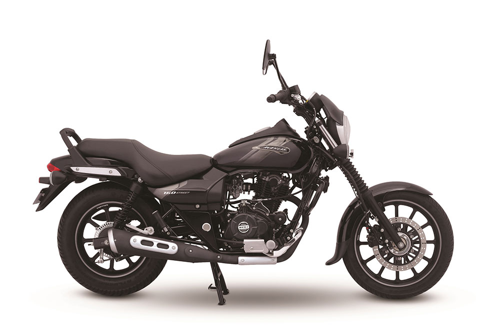 2019 Bajaj Avenger 160 ABS Black Color - 2019 Avenger ABS Ebony Black Color