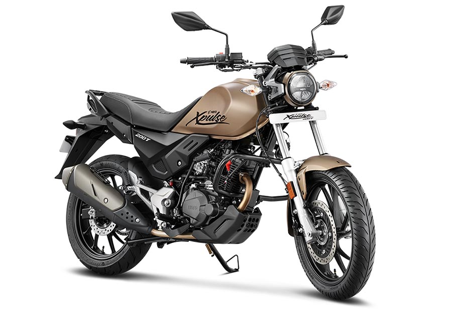 Hero XPulse 200T Gold Color. Hero XPulse 200R Matte Shield Gold