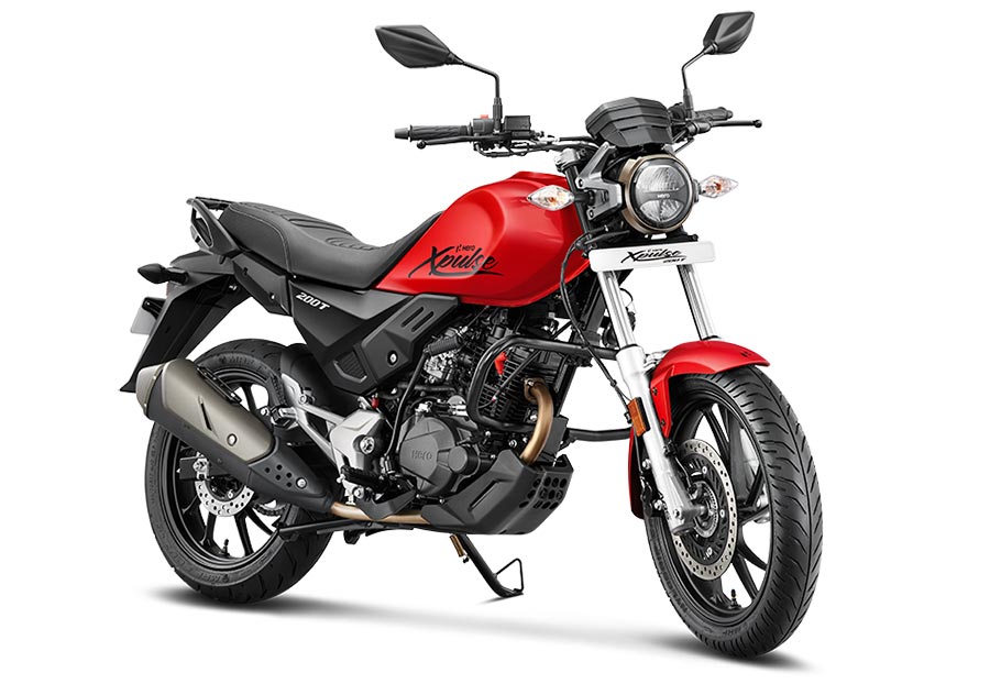 Hero XPulse 200T Red Color - New Hero XPulse 200T Candy Blazing Red Color Option
