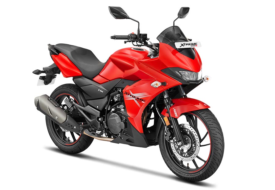 Hero Xtreme 200S Red Color. New Hero Xtreme 200S Sports Red Color option