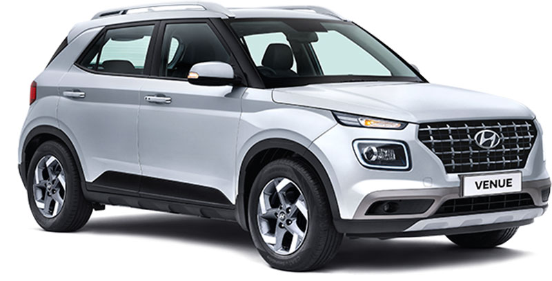 2020 Hyundai Venue Silver Color - New Hyundai Venue Typhoon Silver Color - Venue in Typhoon Silver Color - Venue 2020 Model Silver Color