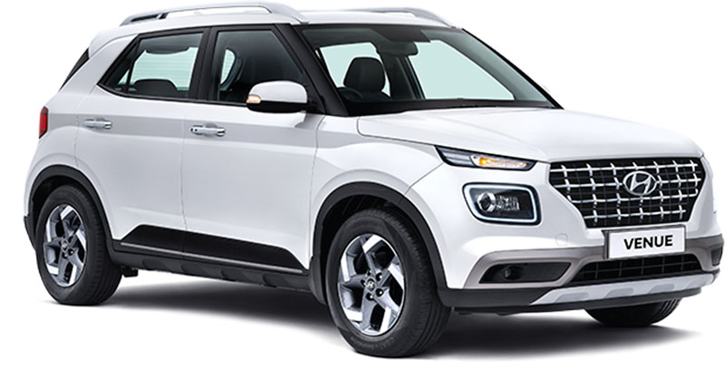 All New Hyundai Venue Polar White Color option. 2020 Hyundai Venue White Color (Polar White)  - New 2020 Venue White Color - 2020 Hyundai Venue Polar White Color