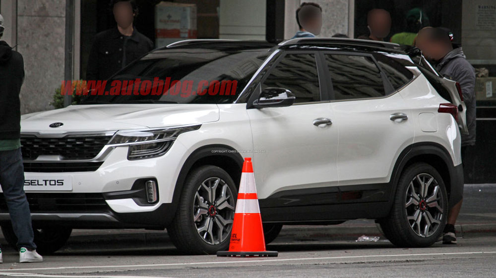 Kia Seltos Image - Based on Kia SP2i concept - found during TVC making of Kia Seltos - Upcoming SUV from Kia Motors