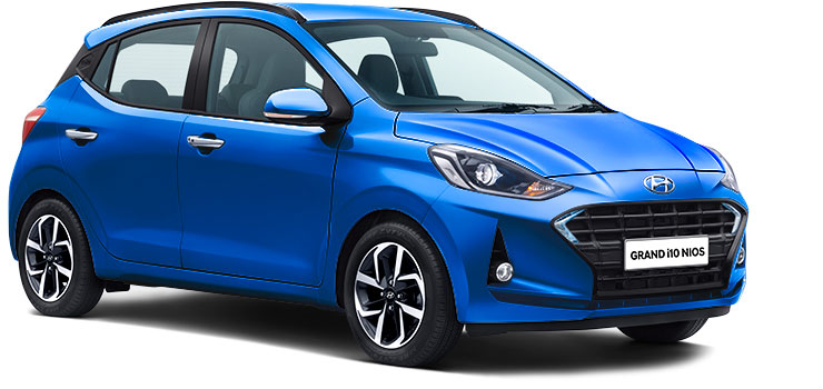 Hyundai Grand i10 NIOS Blue Color option Alpha Blue 