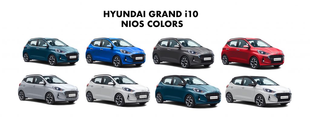 Hyundai Grand i10 NIOS Colors - 2019 Grand i10 NIOS Color options