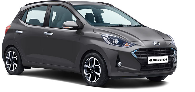 Hyundai Grand i10 NIOS Titan Gray Color. Grand i10 NIOS Grey Color 