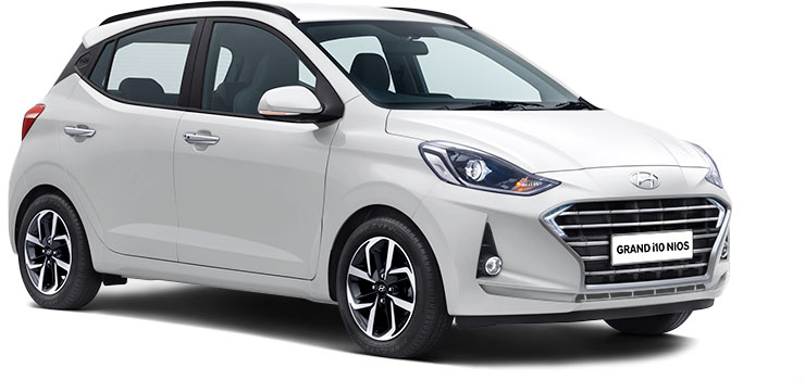 Hyundai Grand i10 NIOS Polar White Color option 