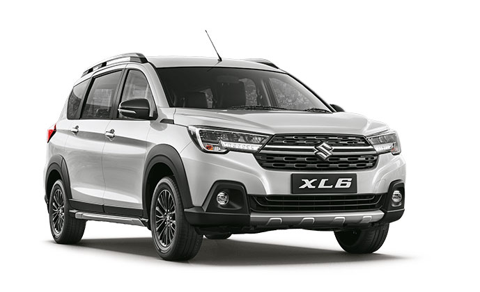 New Maruti XL6 White Color - Arctic White Color