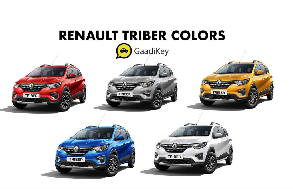Renault Triber Colors - Renault Triber all color options 