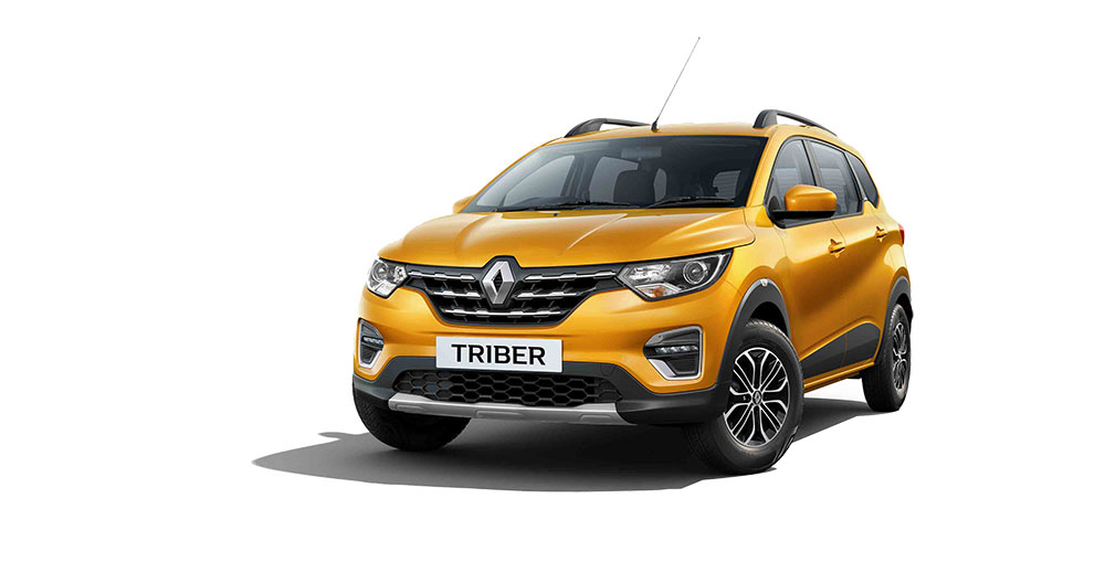 Renault Triber Orange Color - Metal Mustard Color option 
