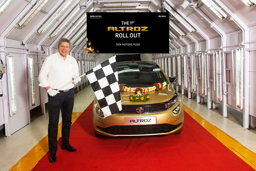 Tata Altroz Roll out - Tata Altroz roll out Pune.