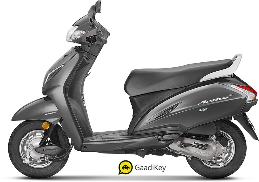 2020 Honda Activa 5G Axis Grey color option. New 2020 Activa 5G Grey color (Axis Grey)