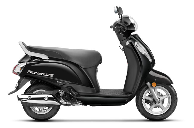 2020 Suzuki Access 125 Glass Sparkle Black Color option. New Access 125 2020 Model Black colour variant