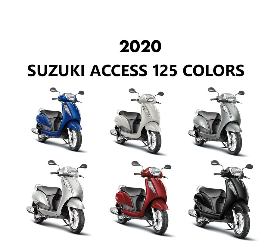 2020 Suzuki Access 125 Colors - Access 125 2020 Model Colors - 