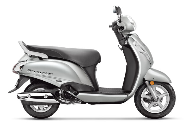 2020 Suzuki Access 125 Sonic Silver Color option. New Access 125 Silver colour - 2020 Access Silver colour variant. 