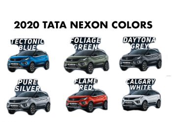 2020 Tata Nexon Colors - New Nexon 2020 Color options