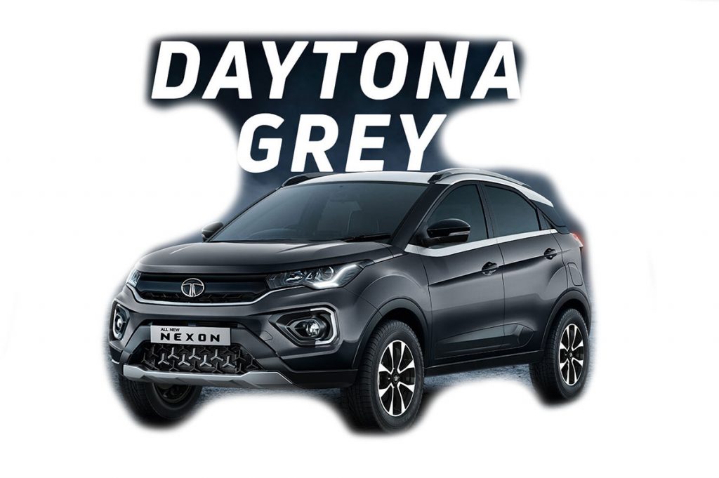 2022 Tata Nexon Grey Color - 2022 Nexon Daytona Grey color variant