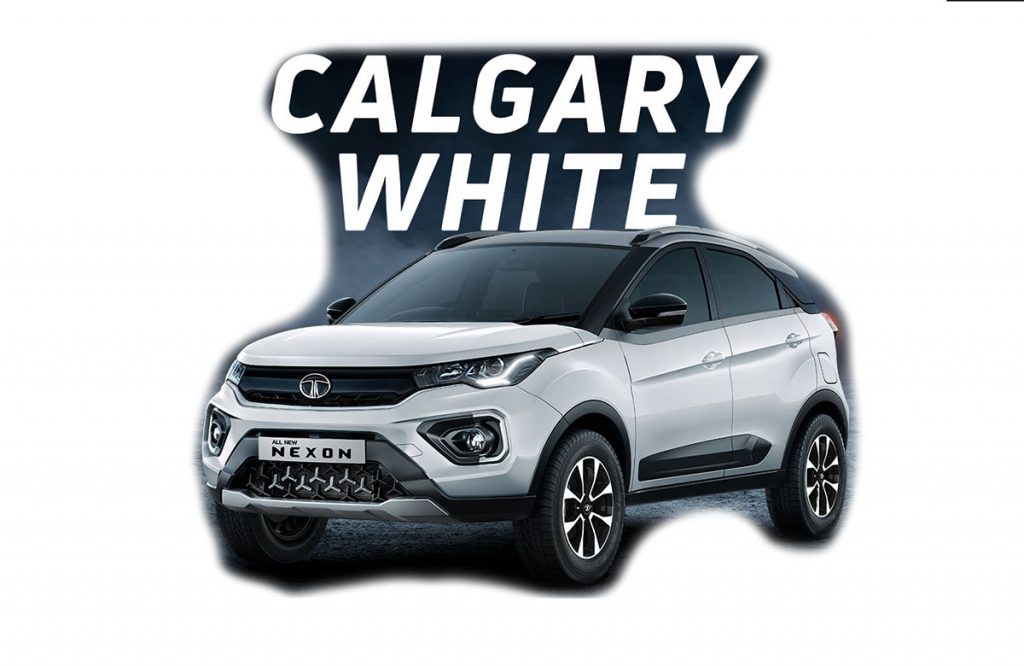 2022 Tata Nexon White Color - New Nexon 2022 Calgary White Color option